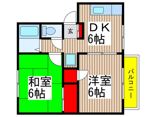 トラッド　ハナシマの物件間取画像